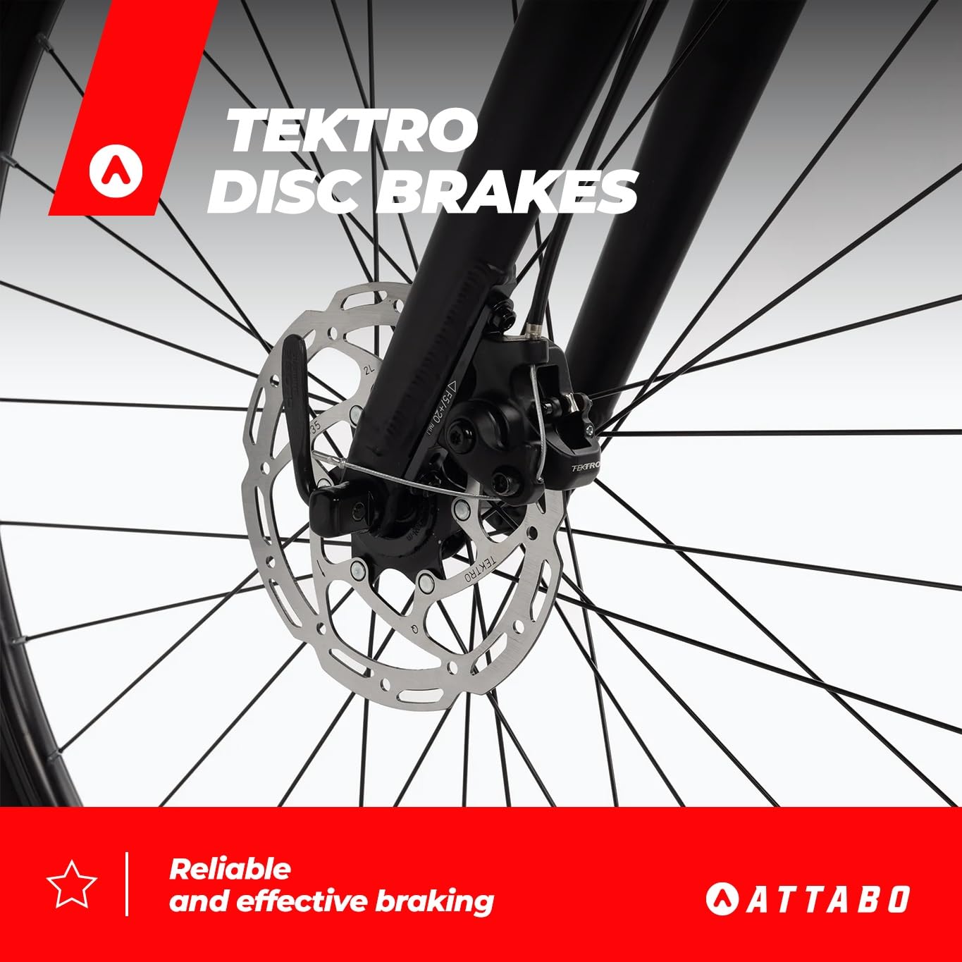 ATTABO Gravel Bike Grado 2.0 con marco de aluminio de 54 cm, manillar ergonómico, freno de disco mecánico TEKTRO gris, bicicleta con ruedas de 28 pulgadas con accesorios, sillín ajustable, transmisión