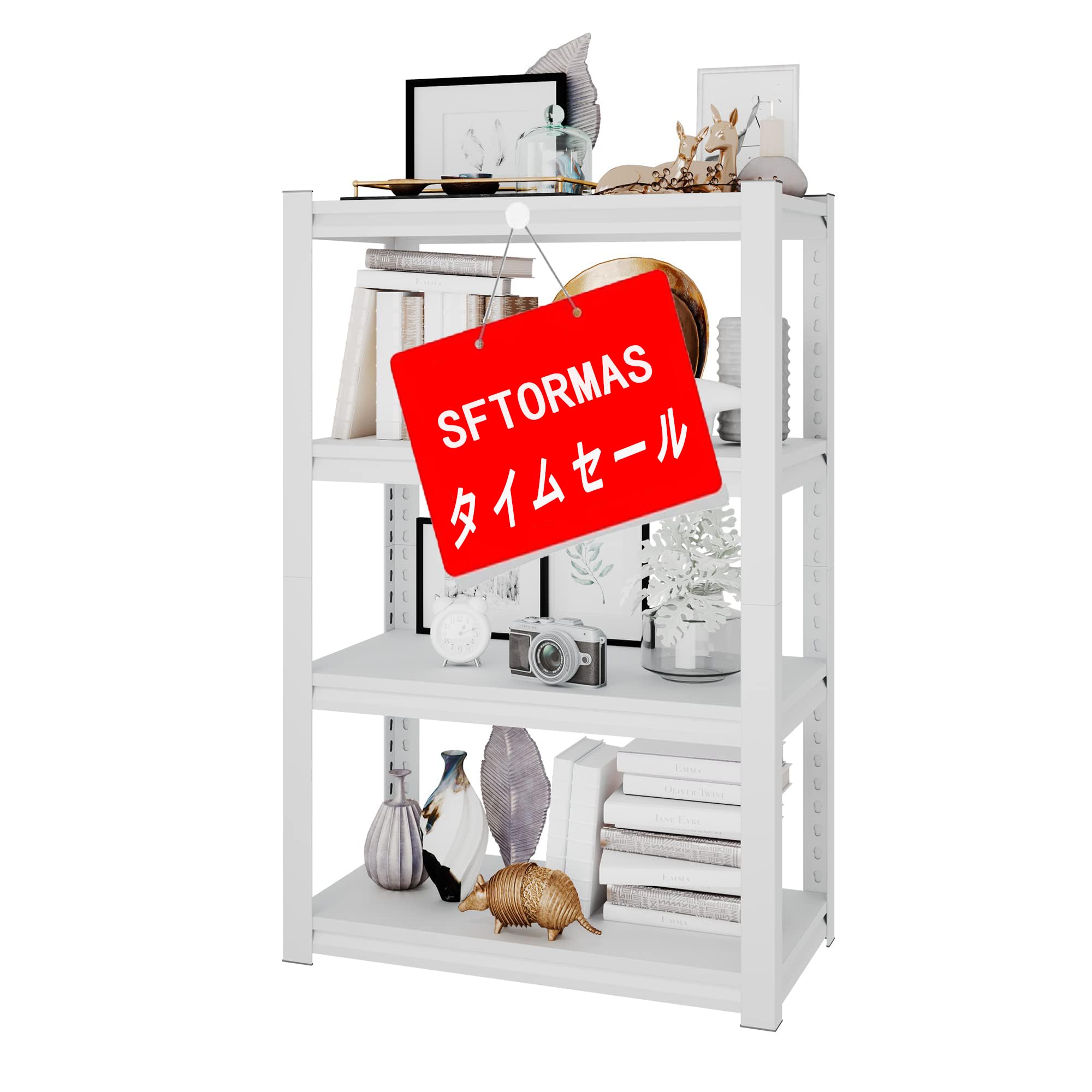 merumeruaucメタルラック Amazon｜スチールラック メタルラック 4段 幅60 奥行45.7 高さ138 収納