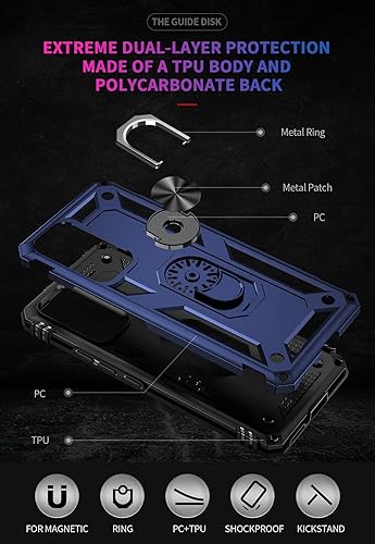 Miniatura 2 de Funda para Xiaomi 12 Lite 5G, Xiaomi 12 Lite Funda para teléfono Slim Fit Protección militar a prueba de golpes Armor Defender Funda protectora para