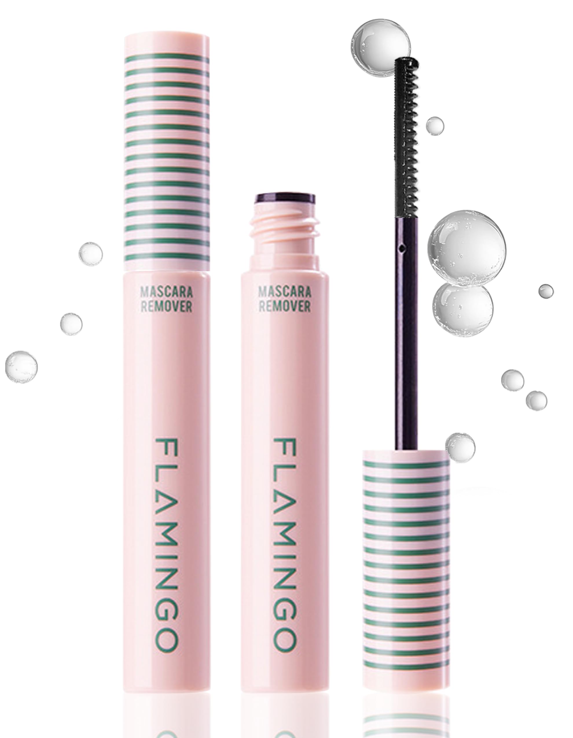 Upgrade Speedy Mascara Remover, Eye Makeup Remover for Waterproof Mascara Eyeliner Eyeshadow, Gentle Long Active Spiral Head Oil Gel Cleanser, Precision Cleansing Wand