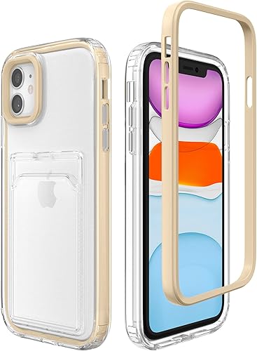 ZCDAYE Funda para iPhone 11, iPhone 11 (6.1 pulgadas) con soporte para tarjetas, funda transparente de TPU suave a prueba de golpes para iPhone 11 disponible en Yaxa Colombia