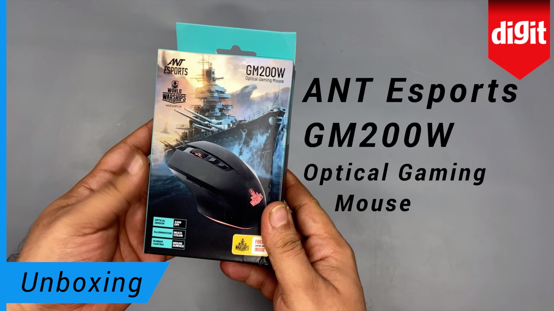ANT Esports GM200W Optical Gaming Mouse Unboxing