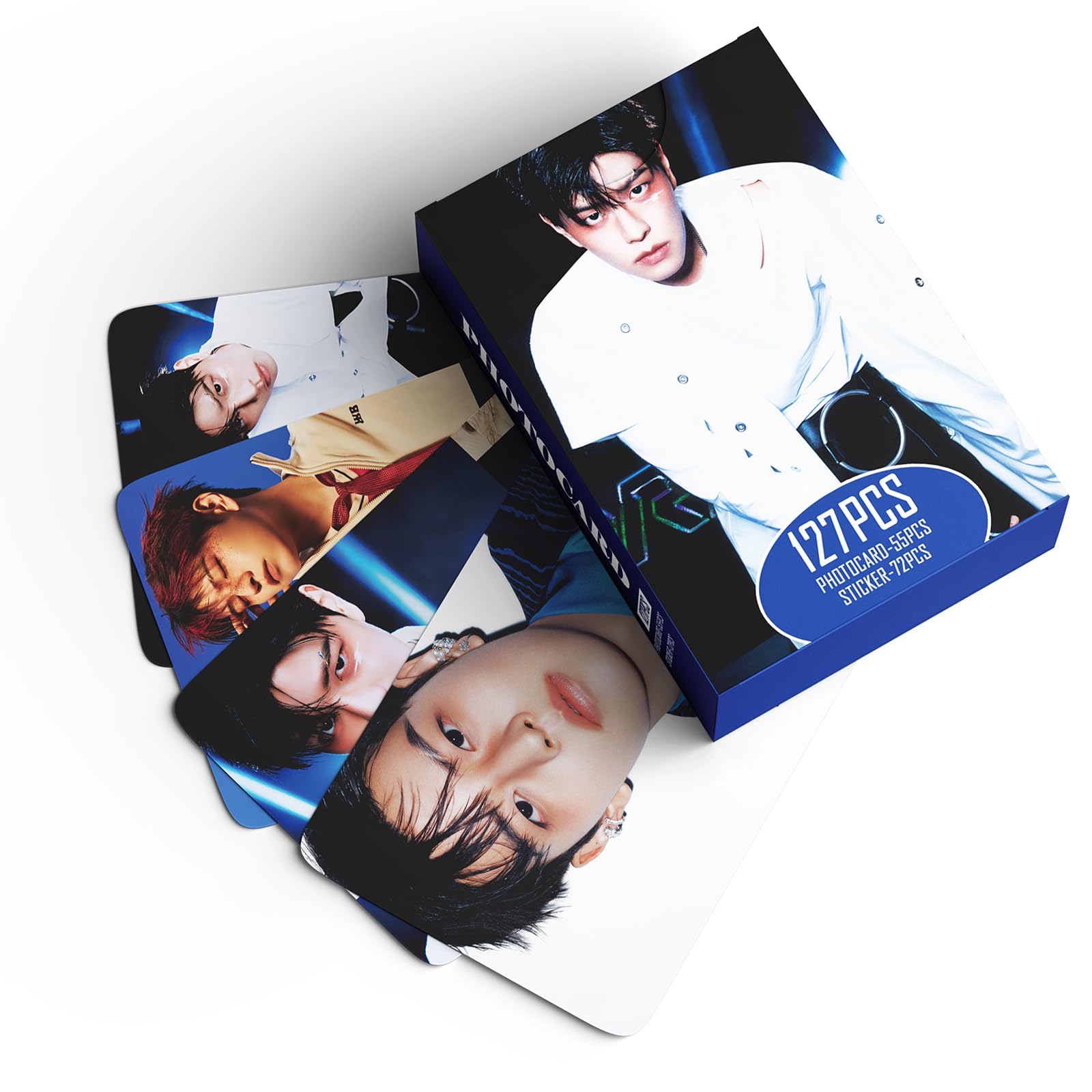 Stray Kids Karma, set di 127 cartoline fotografiche per album Karma, Stray Kids The 4th Album Merch, 55 foto e 72 adesivi regalo per Stay Straykids 2025 (SEUNGMIN)