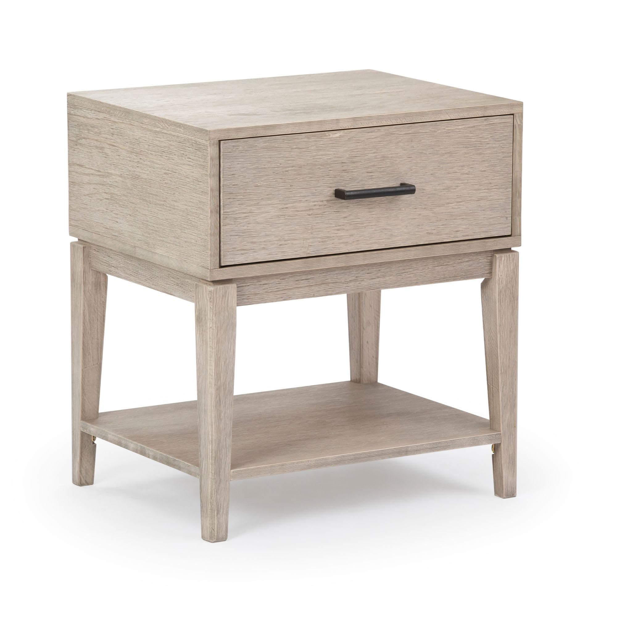 Amazon.com: Plank+Beam Contempo Wood Nightstand with 1