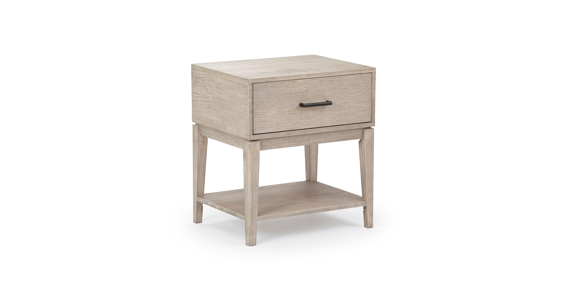 ワンズテーブルINAVANCE WHAT WE WANT TEN TO TEN Walker Edison Spindle Transitional 1-Drawer Nightstand