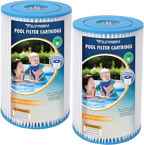 Miniatura 8 de FILTREN Cartucho de filtro de piscina Tipo B Filtro Cartucho de Reemplazo (6 unidades)