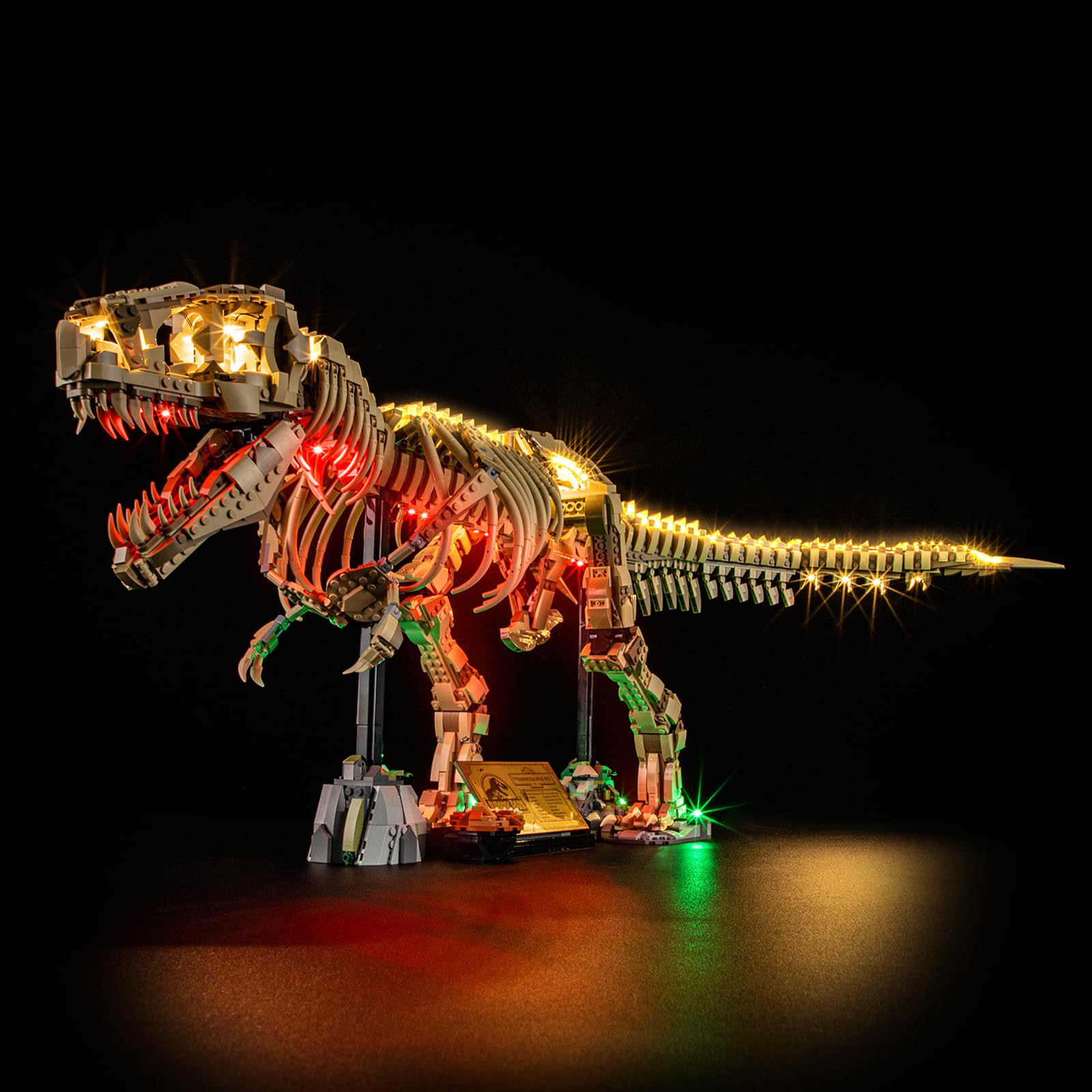 LIGHTAILING Light for Lego-76968 Dinosaur-Fossils: Tyrannosaurus-rex - Led Lighting Kit Compatible with Lego Building Blocks Model - NOT Included The Model Set