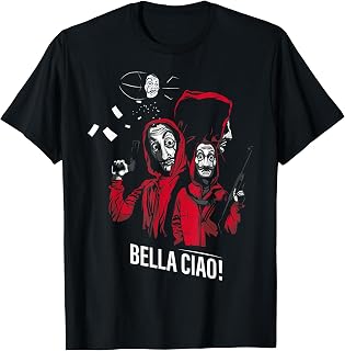 Netflix La Casa De Papel Bella Ciao Group Shot T-Shirt