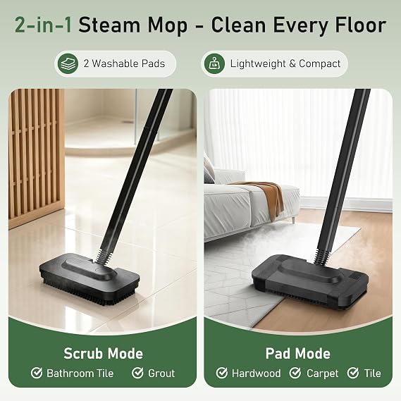 14 IN 1 Steam Cleaner Mop, Handheld Steamer Cleaning for Home,1.6L Tank