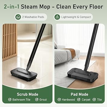 14 IN 1 Steam Cleaner Mop, Handheld Steamer Cleaning for Home,1.6L Tank