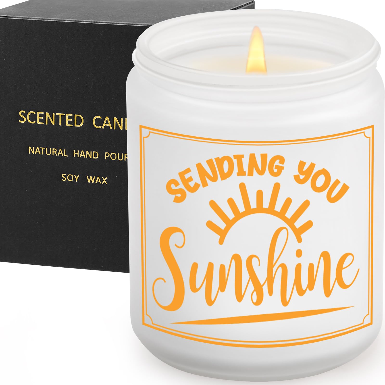 Friendship Gifts - Best Friend Unique Gift for Women - Birthday Gifts for Friends Female - Thinking of You Gift for Women Mothers Daughter, Get Well Soon Presents, Cheer Up Present, Scented Candle