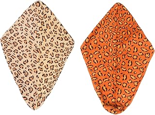 Beavorty 2 Pçs Chapéu De Cabelo Seco Leopardo Chapéu De Banho Chapéu De Cabelo Seco Instantâneo Toalhas De Cabelo Toalha De Microfibra Para Cabelo Toalhas De Microfibra Para Cabelo