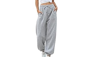 Sweatpants for Teen Girls, High Waisted Sweatpants Cinch Bottom Teen Girls Workout...