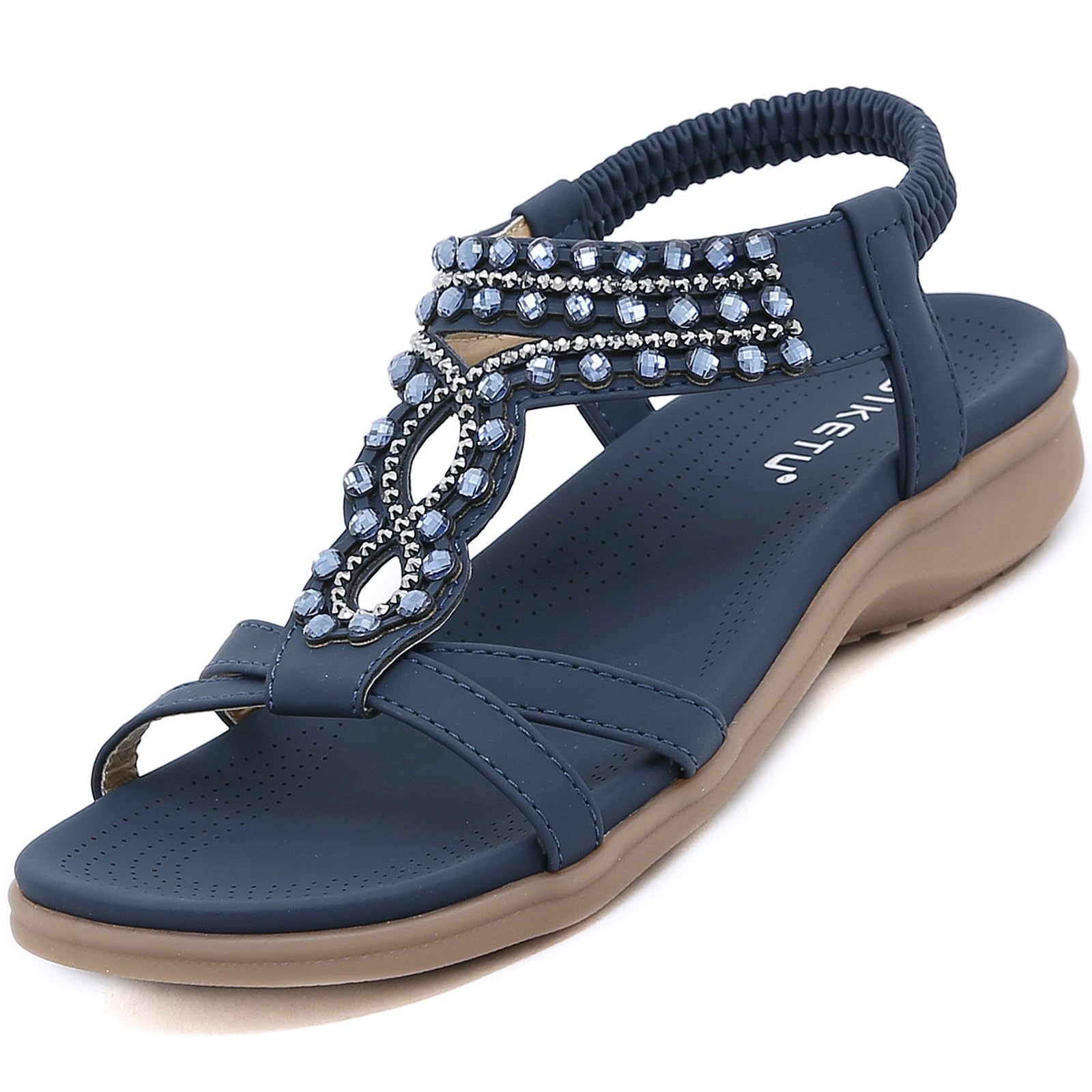 Acfoda Sandalias Mujer Verano Casual Cómodas Confort Planas Zapatos de Playa