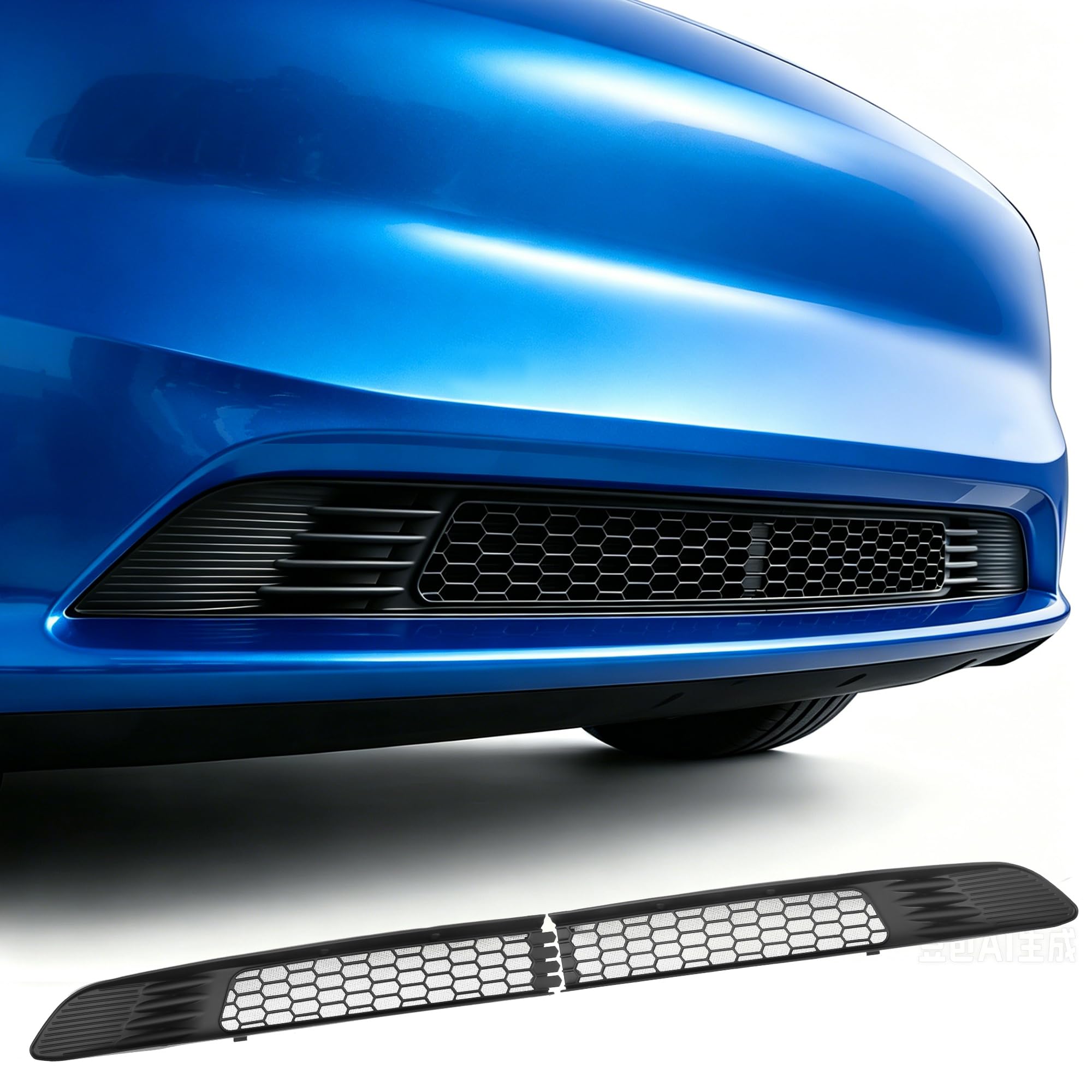 Rejilla de Malla para Parrilla Delantera para Tesla Model 3 2017-2023 Front Grill Mesh Grille Inserts, Parachoques Delantero Automotriz, Rejilla de Ventilación de Entrada de Aire