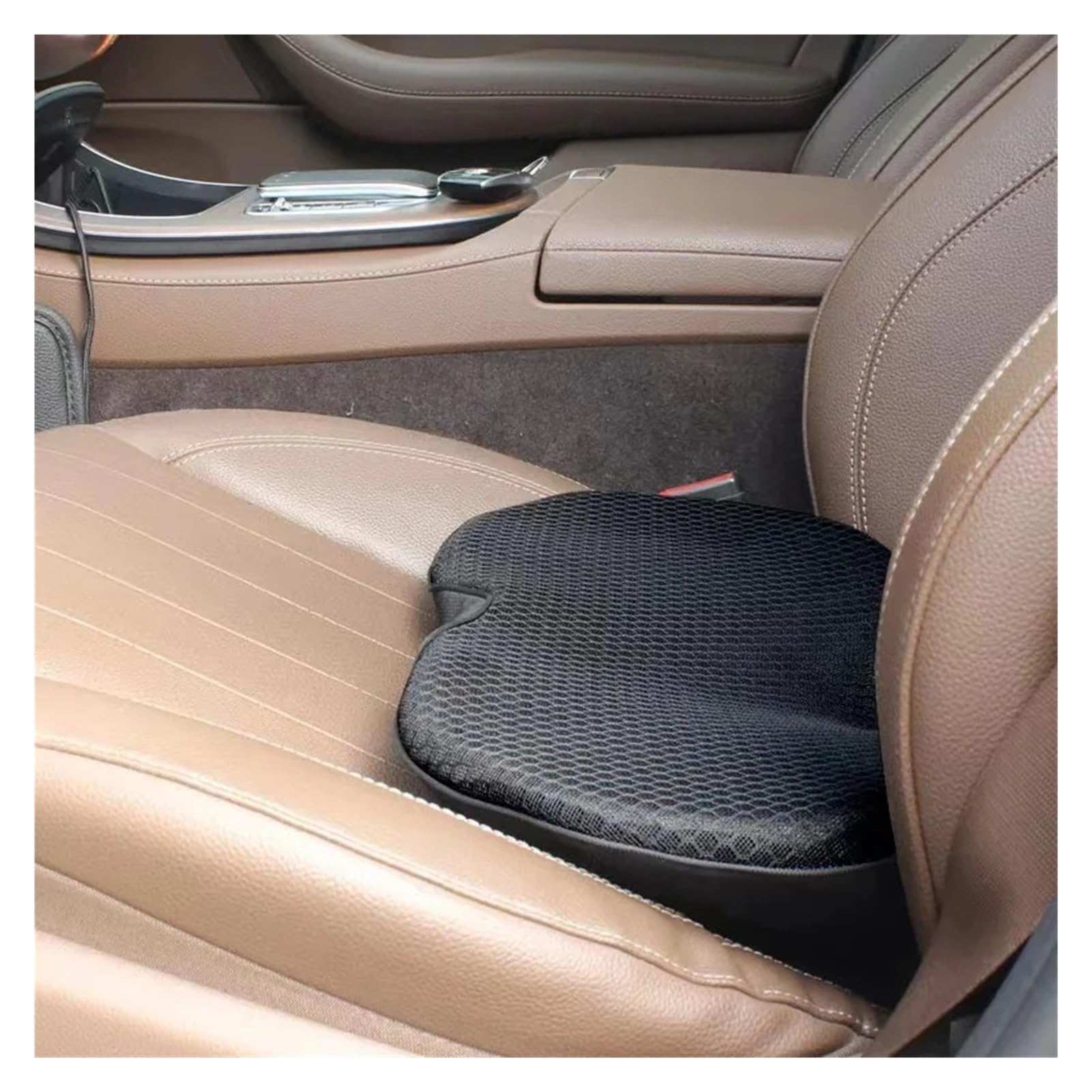 Hviyroi car seat cushion Car Seat Booster Cushion Honeycomb Memory Cotton Simple Breathable 3D Mesh