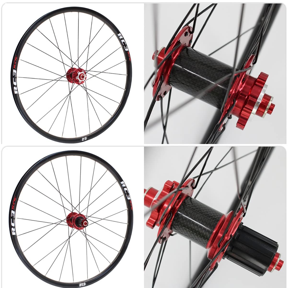 Amazon.co.jp: MTB ホイールセット 26/27.5/29 インチ 24H マウンテン