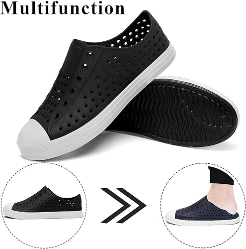 Miniatura 6 de SAGUARO - Zapatos deportivos deslizantes, para hombre y mujer, ligeras, transpirables, para jardín, zuecos de playa, sandalias, zapatos de agua