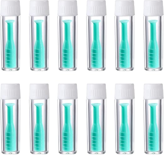 AITIME 12 Pcs Hard Contact Lens Remover Plunger, Contact Removal Tool for Scleral Lens and RGP Insert Tool, Contact Suction Plunger