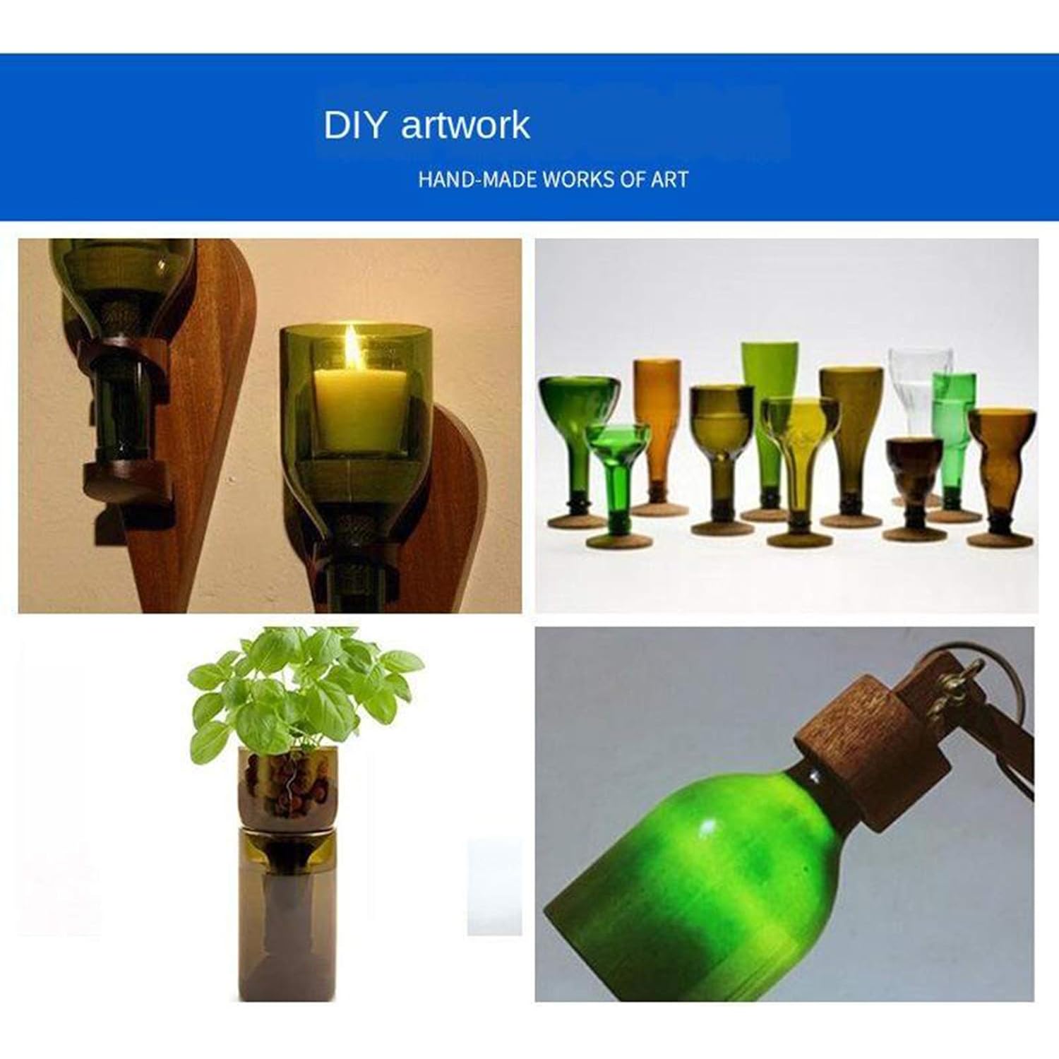 Loom Tree Glass Cutter Glass Cutter Tool for Bottles Cutting Glass