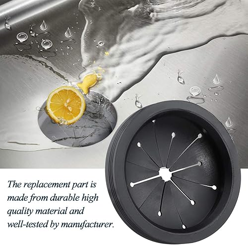 Miniatura 4 de Beaquicy Juego de 3 protectores contra salpicaduras y tapones para eliminación de basura, con 1 tapón para fregadero