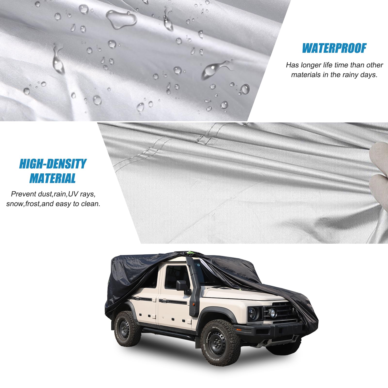 Tumukiw for INEOS Grenadier Exclusive Car Cover All Weather Waterproof Universal in All Seasons Snowproof Rainproof Premium Car — view 4