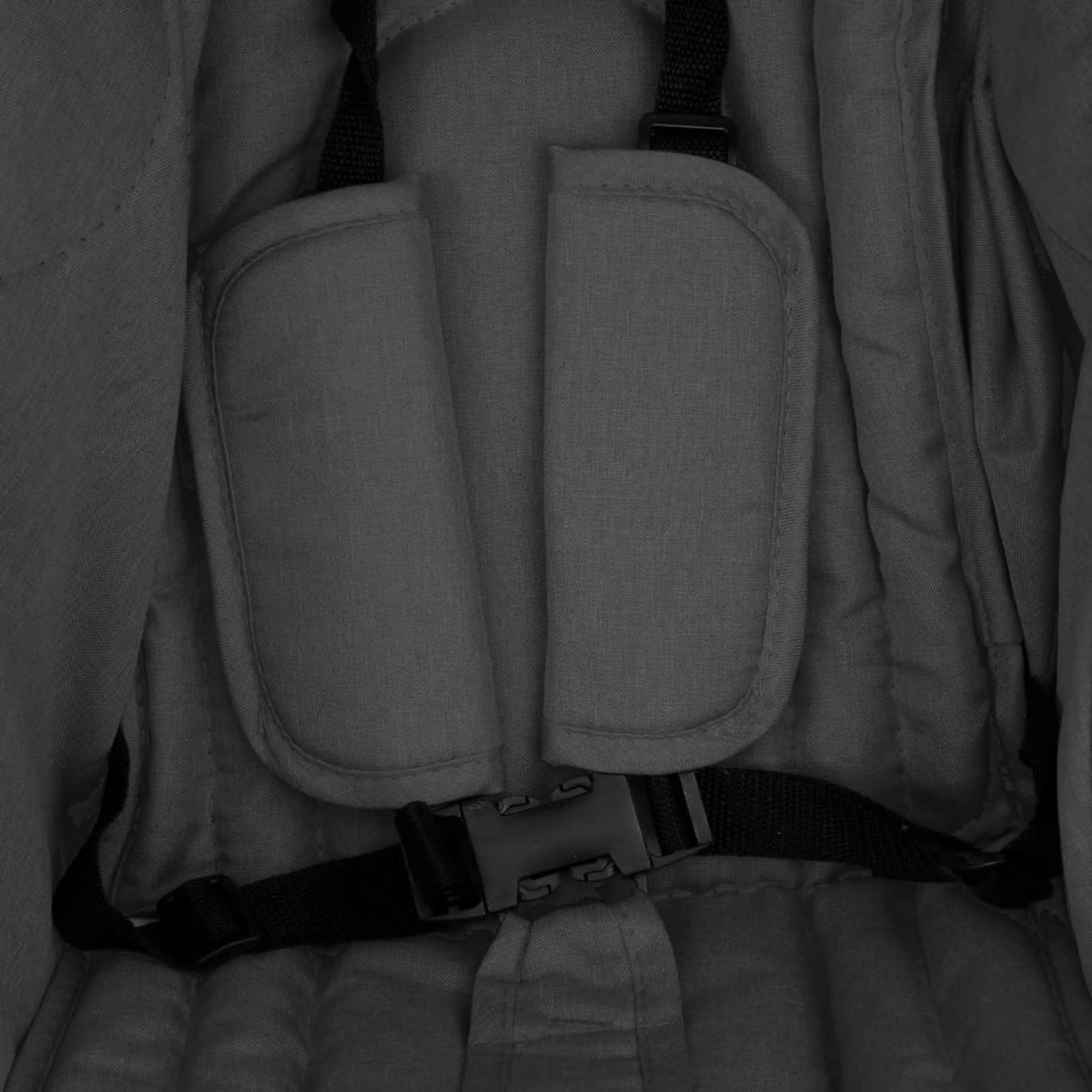 Passeggino Gemellare Grigio Scuro in Acciaio,Bebè e bimbi,Trasporto bebè,Passeggini-10342