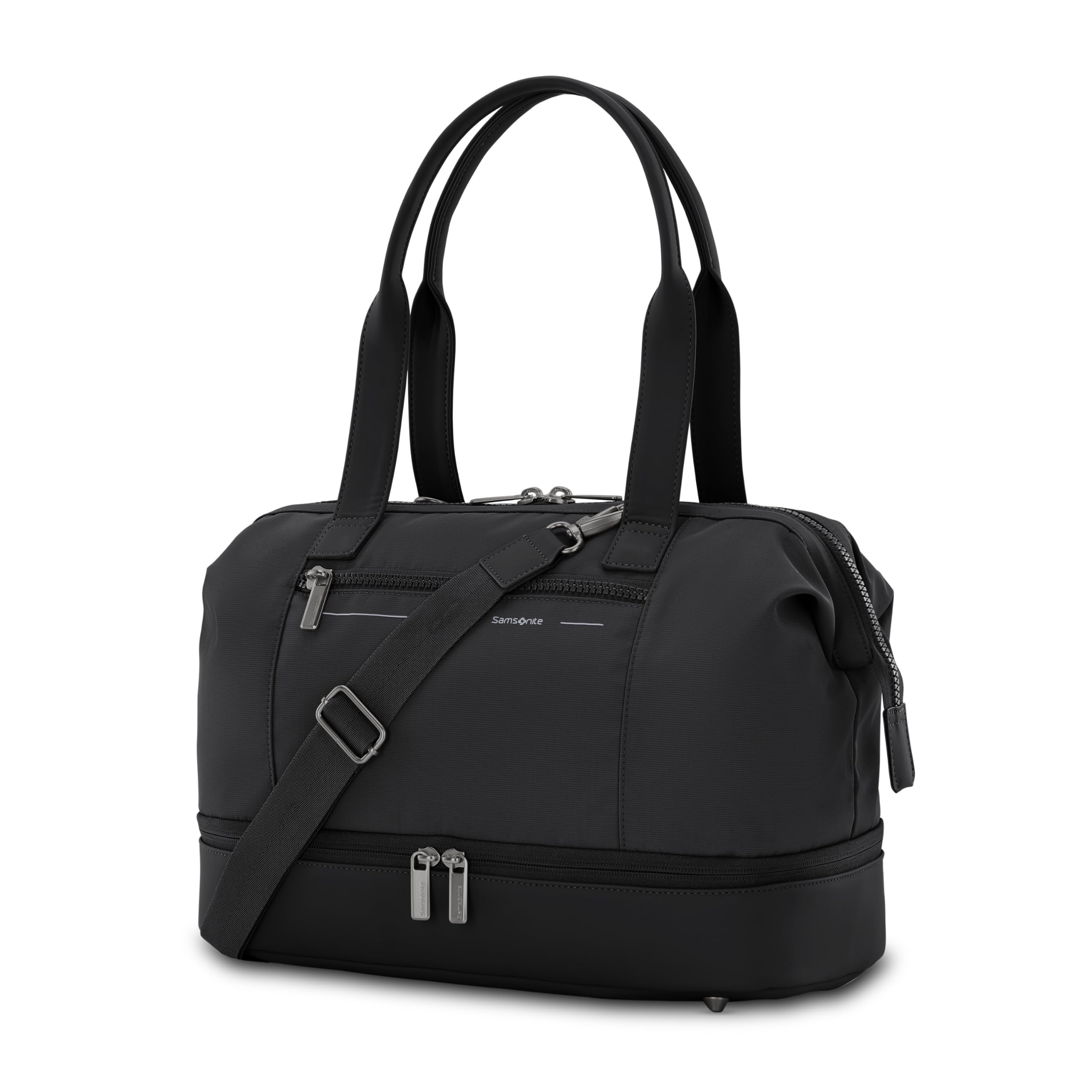 Better Than Basic Mini Weekender Travel Bag with Dropbottom - Black