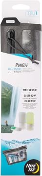 Nite IZE Runoff Waterproof 3-1-1 Pouch - Waterproof Bag for Travel - Toiletry Bag - Hygiene Bag for Travel - Toiletry Bag for the Beach or City - Passes TSA 3-1-1 Liquids Rule - Waterproof Pouch