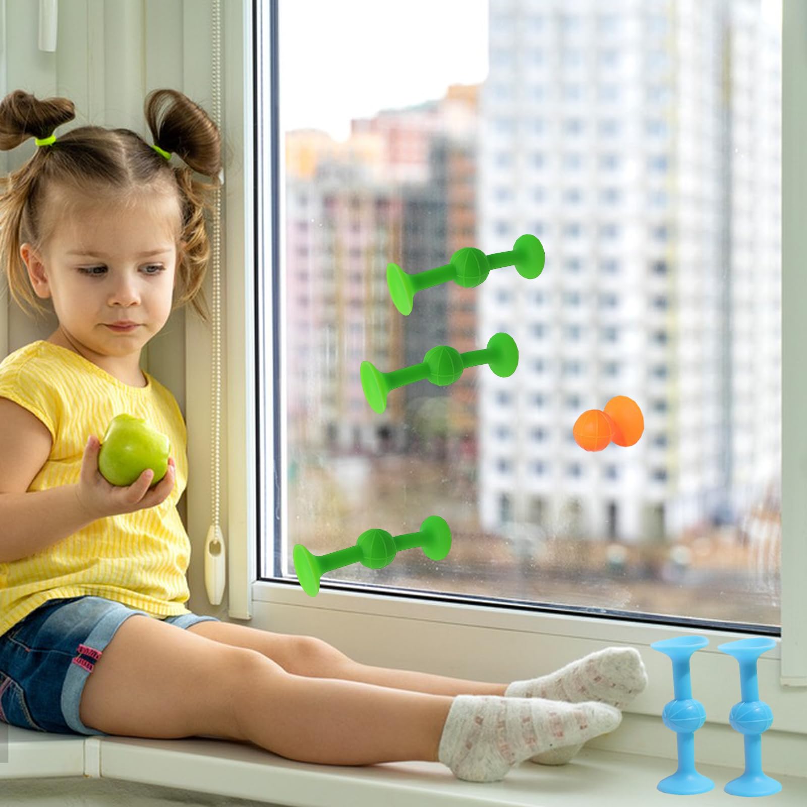 Lot de 12 fléchettes à ventouse HSYWSH - Jouets sensoriels pour enfants - Soulage le stress - Jouet de fléchettes en silicone souple - Jouets de lancer interactifs pour enfants (multicolore A)