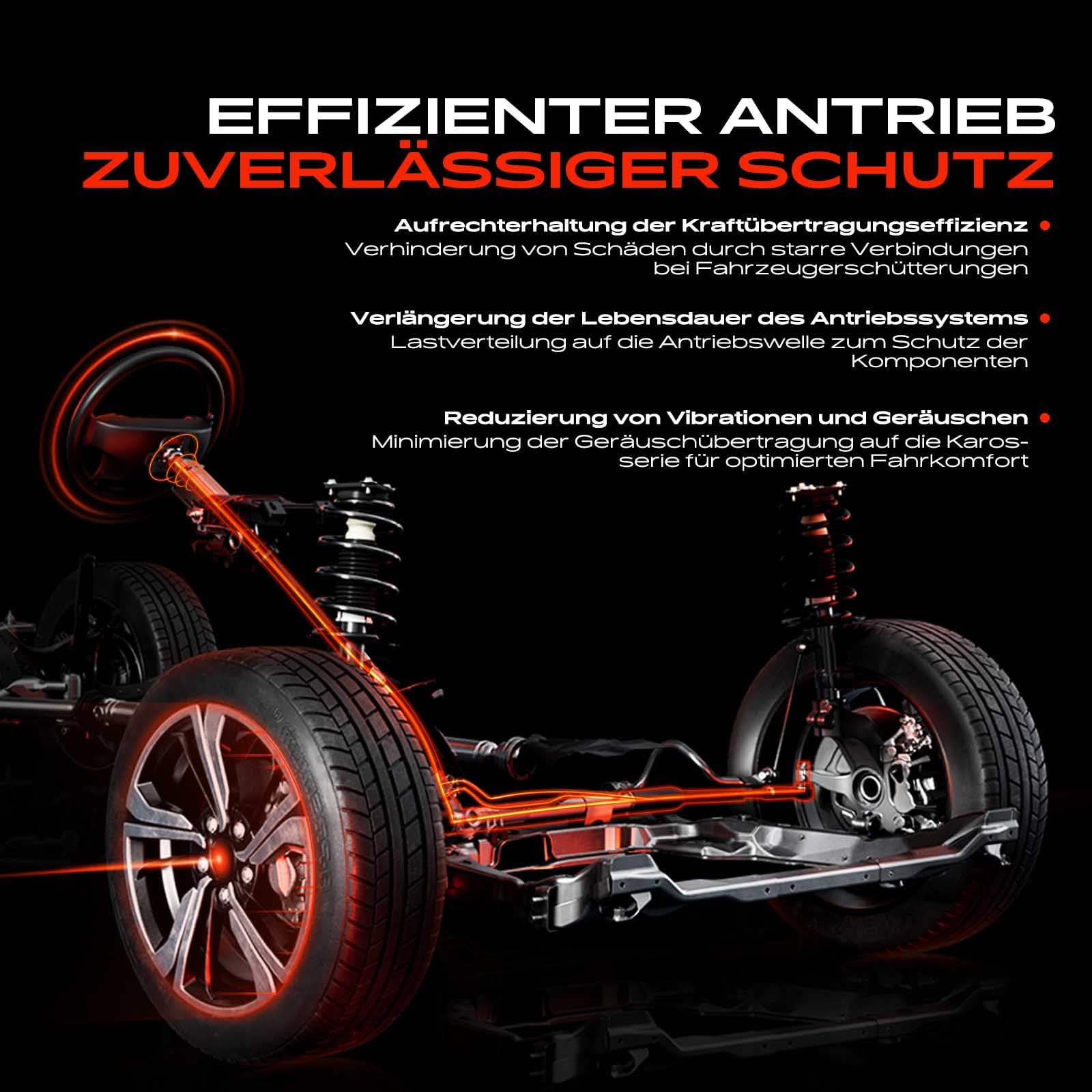 Frankberg Lagerung Gelenkwelle mit Kugellager Kompatibel mit Fiesta IV JA JB 1.3L-1.8L 1995-2002 Galaxy WGR 1.9L-2.8L 1995-2006 Mondeo III B5Y 2.5L 3.0L 2000-2007 Replace# 96BG3C08E1A