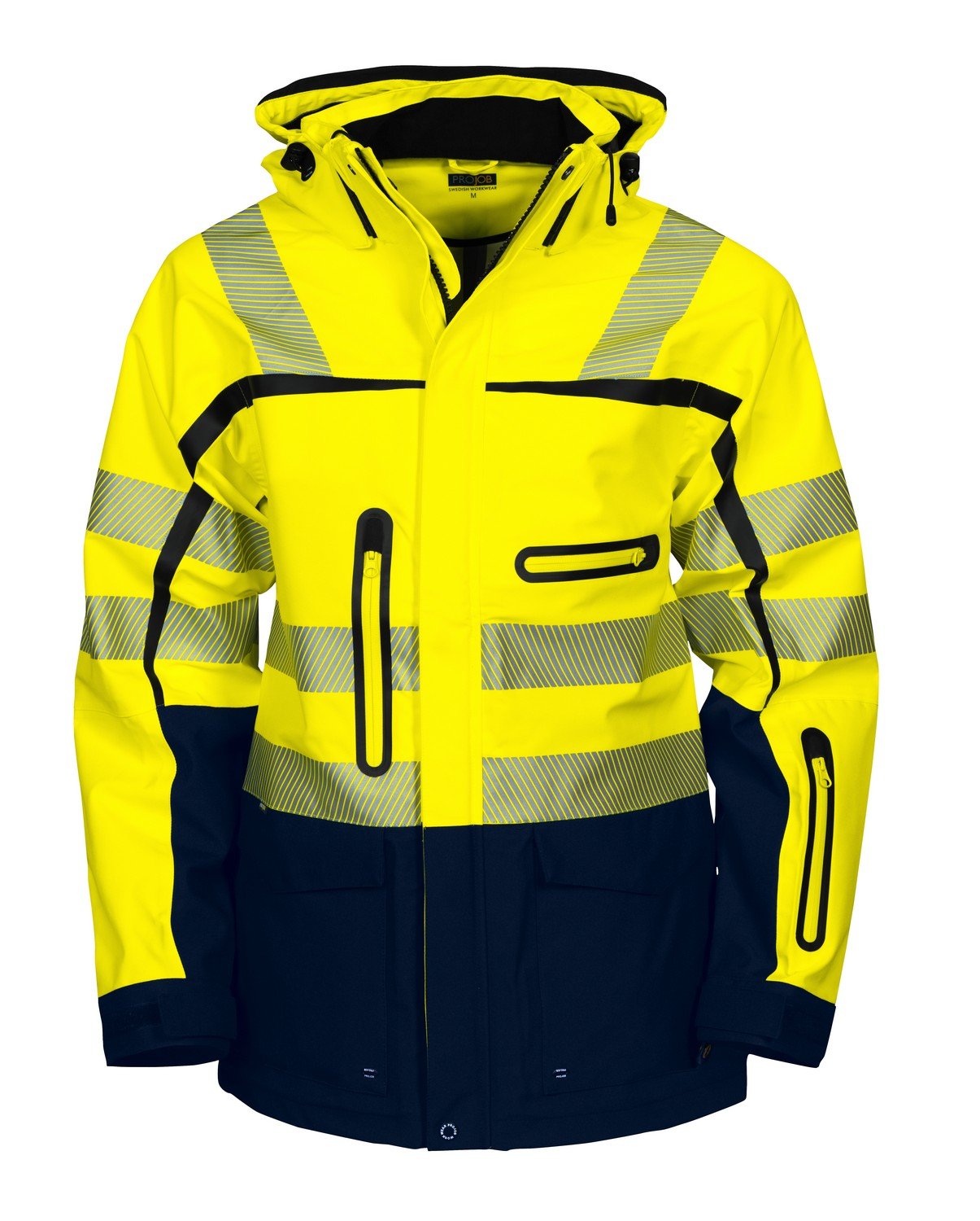 646417-10-3 - Chaqueta impermeable con capucha desmontable y tiras reflectantes, multicolor, 646417-10-7