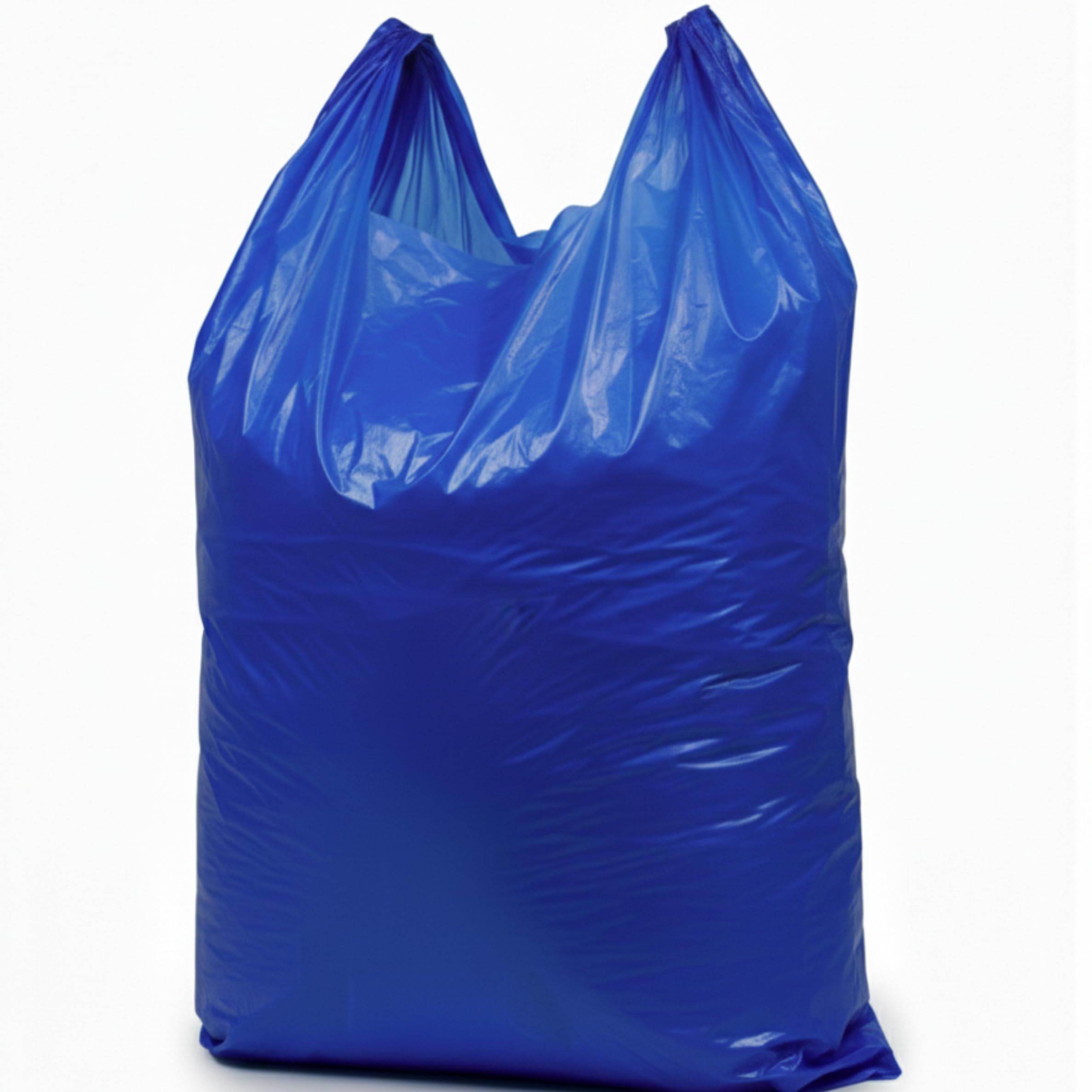 BLUEMAX Blue Large Garbage & Storage Bags – Pack of 15, Heavy Duty,75 Micron, 120 GSM, Waterproof, Multipurpose Trash, Medical Waste, Clothes & Office Storage (30x40inch)-image-6