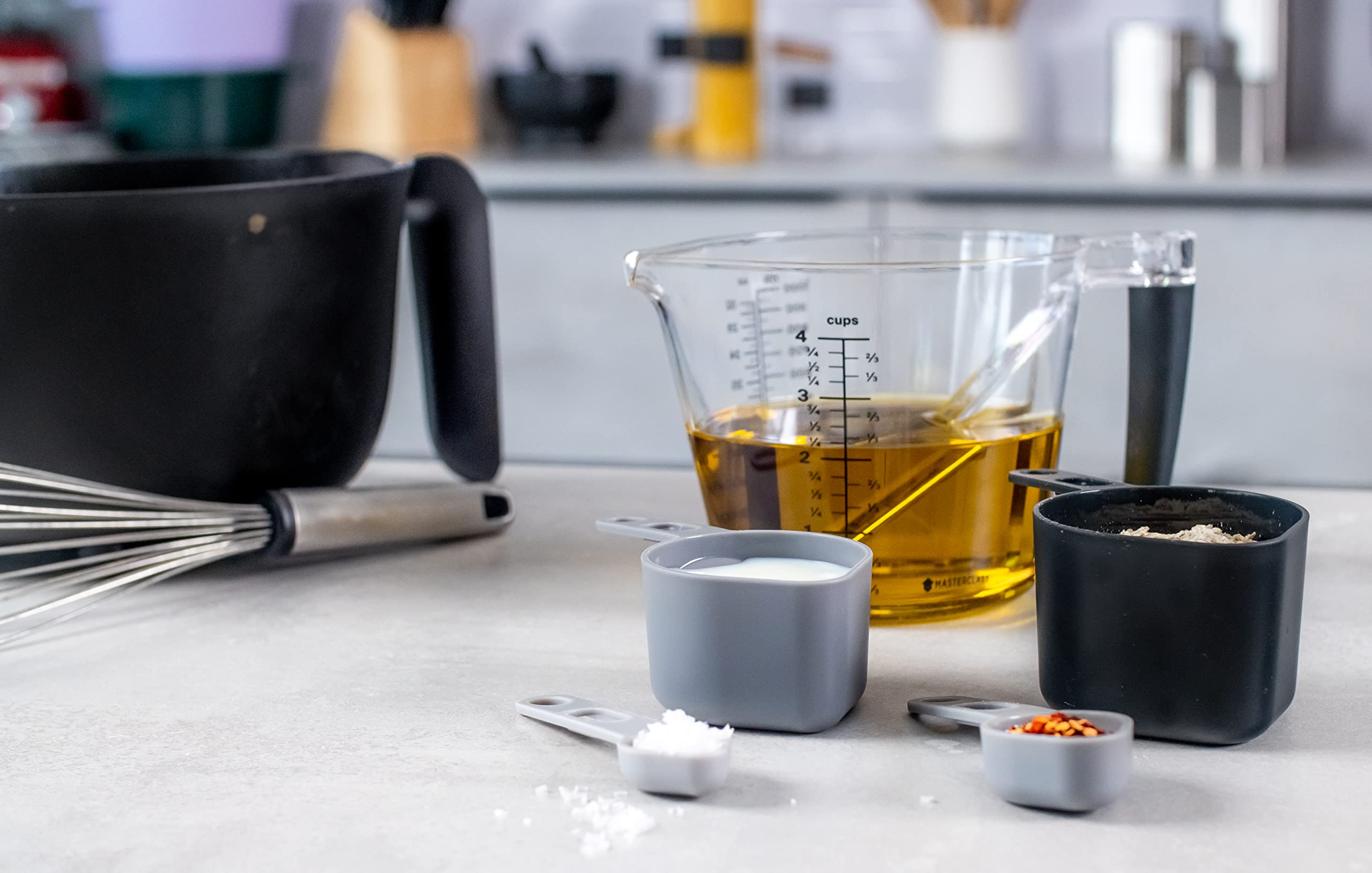 MasterClass Set Misurazione 5 Pezzi - Cucchiai, Tazze E Caraffa Per Cucina Di Precisione - Foto 4