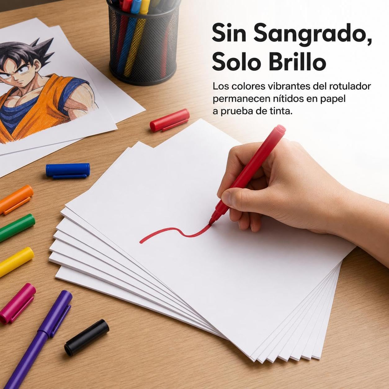 Aymzbd Carta da Disegno Spessa per Pennarelli e Disegno Tecnico, Blocco di per Artisti e Studenti, per arte