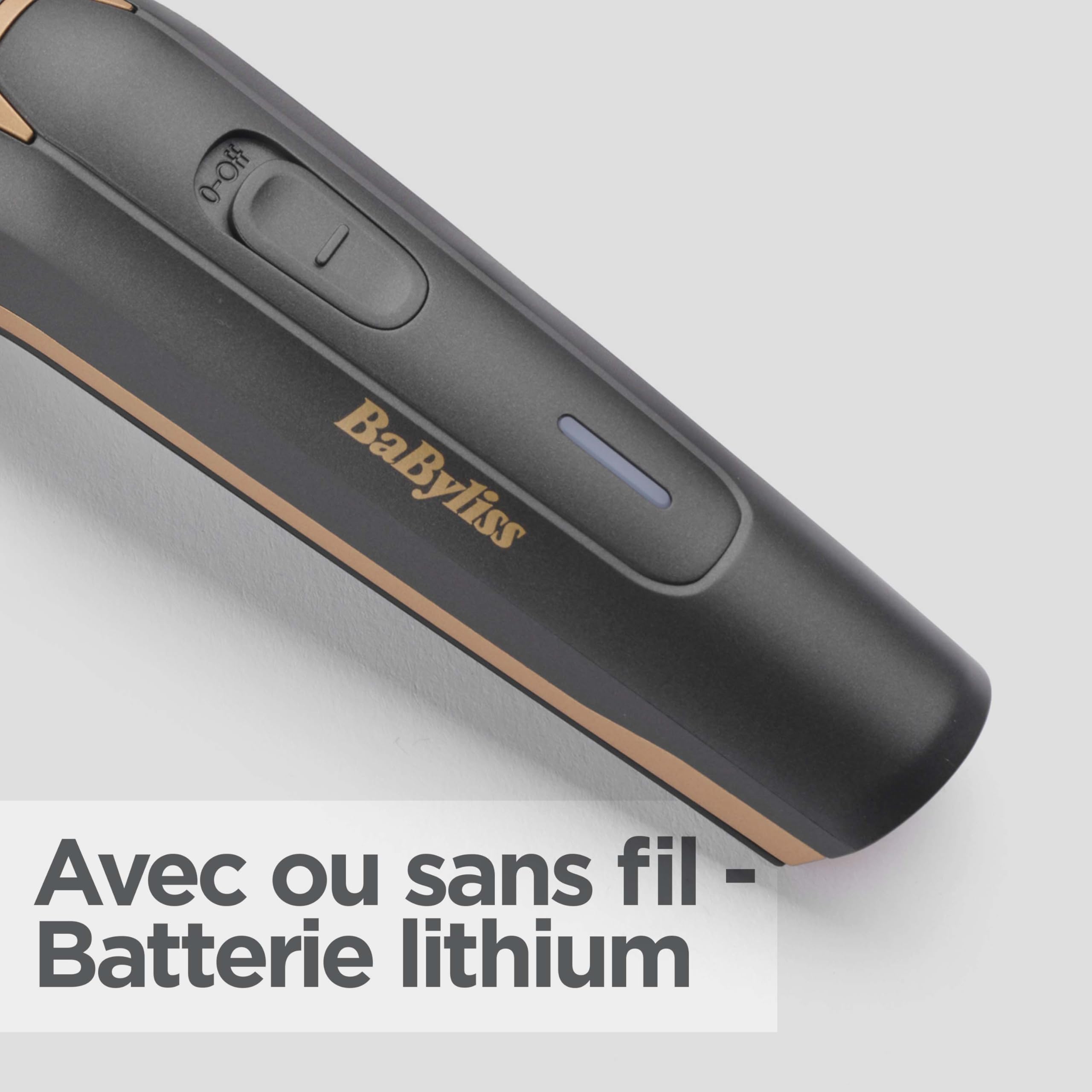 BaByliss - MT987E - Tondeuse multi-usages Graphite Precision 12 en 1- Sans fil - Lame en graphite ultra-durable - Waterproof - Pour entretenir visage et corps avec un seul appareil