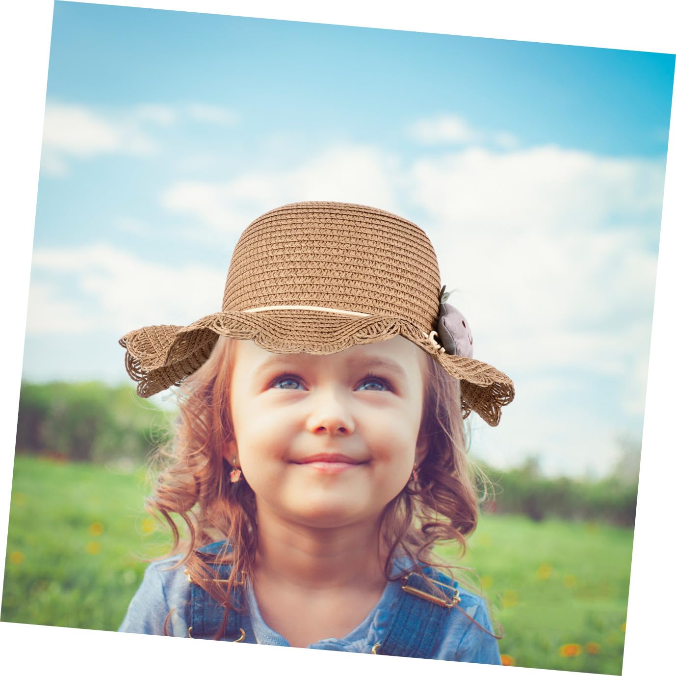 Parasol Sling Bag Shoulder Bag Sombrero de Color Caqui Gorro Bucket Hombro Gorra de Verano al Aire Bolsa de Almacenamiento de Sombrero de Bloque Solar Khaki