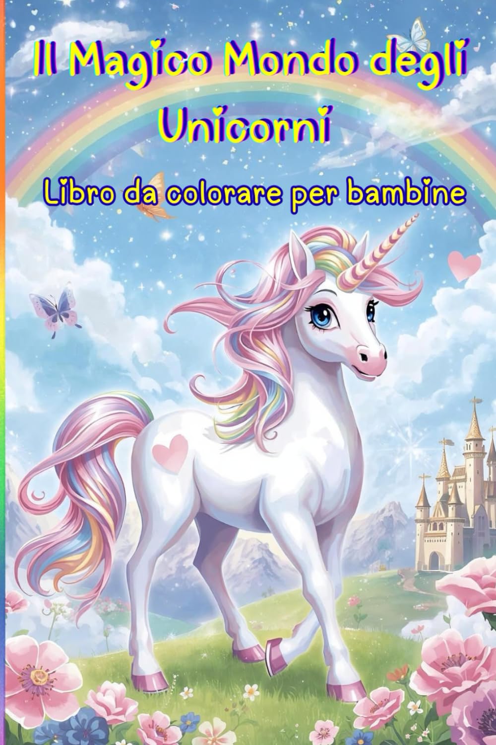 Il Magico Mondo degli Unicorni: Libro da colorare per bambine