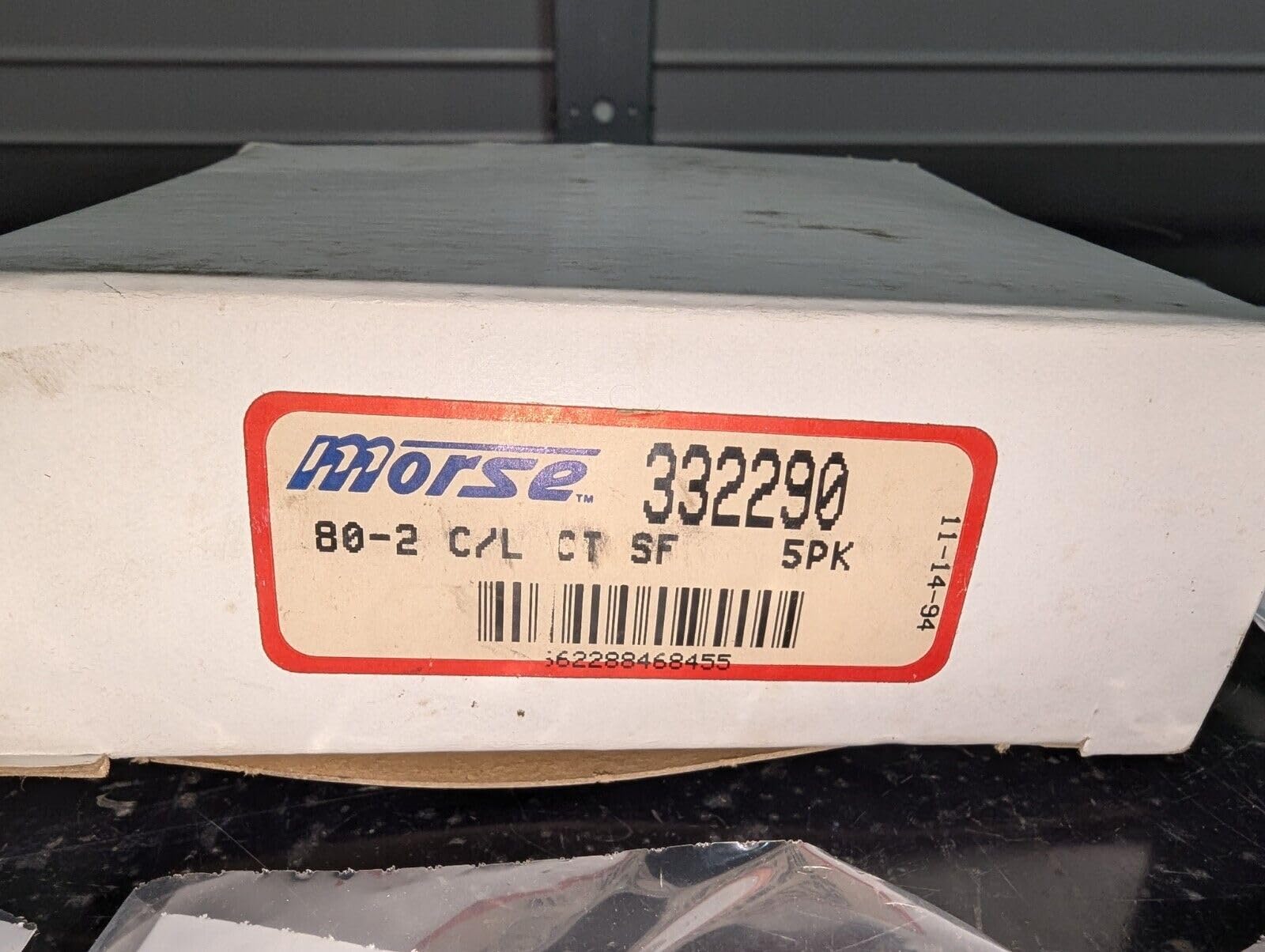 Morse 332290 80-2 C/L CT SF Roller Chain Cotter Pin Connecting Link / 5 Pack