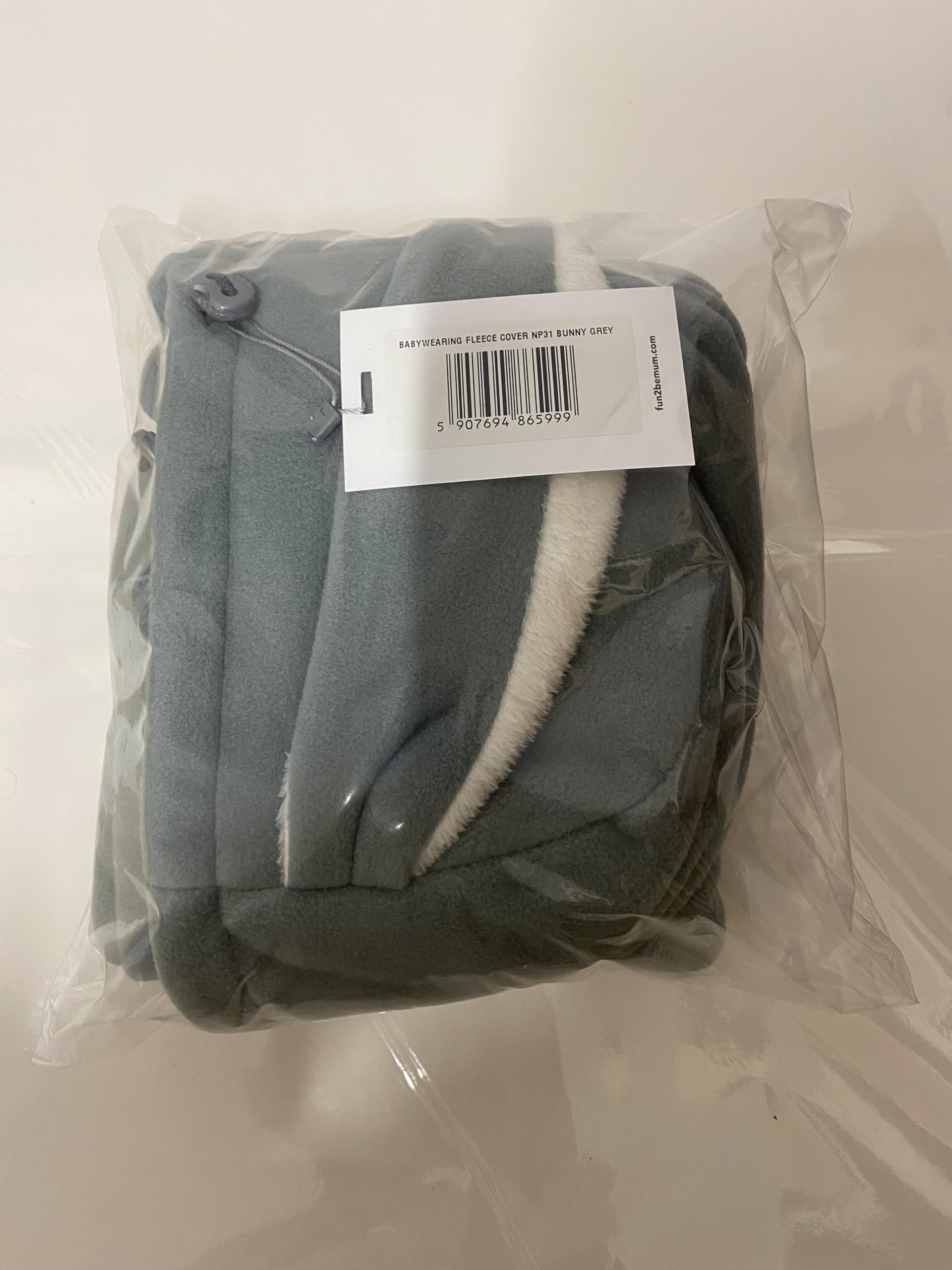 Fun2bemum Babywearing Baby Carrier Sling Cover All Weather Fleece Wrap (gris)
