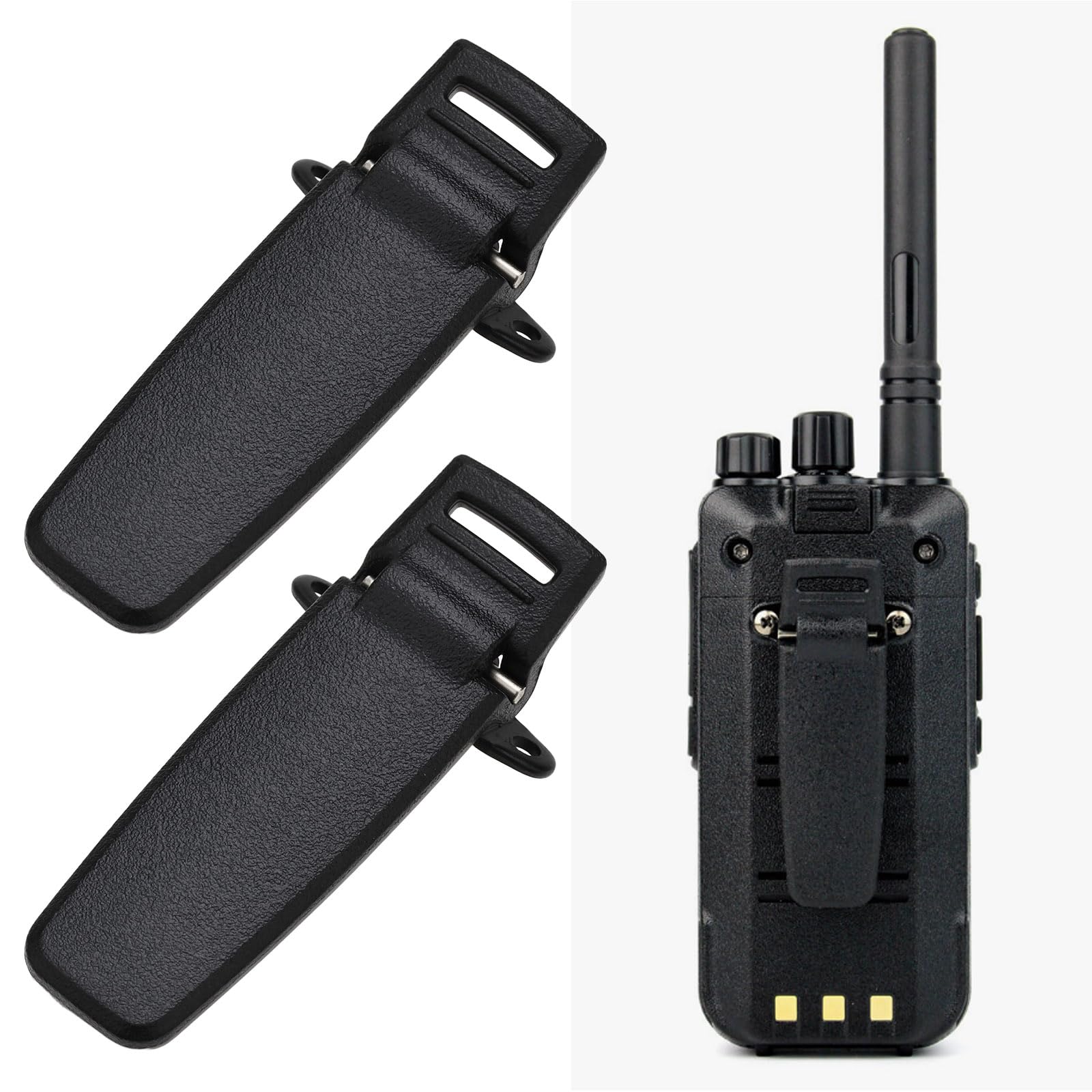 LT Easiyl 5Pcs Belt Clip with Screws Compatible with Tytera MD-380 Retevis RT3 Two Way Radio - Image 2