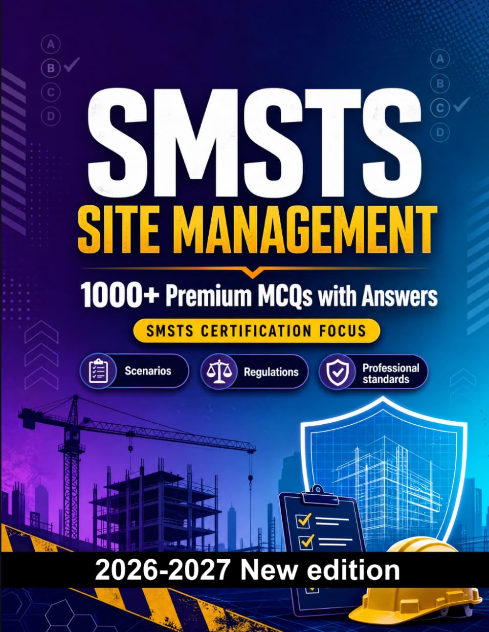 SMSTS Site Management : 1000 MCQ with Answers: Certification prep: MCQ Scenarios, Regulations, Professional standards, Compliance and mock papers to pass