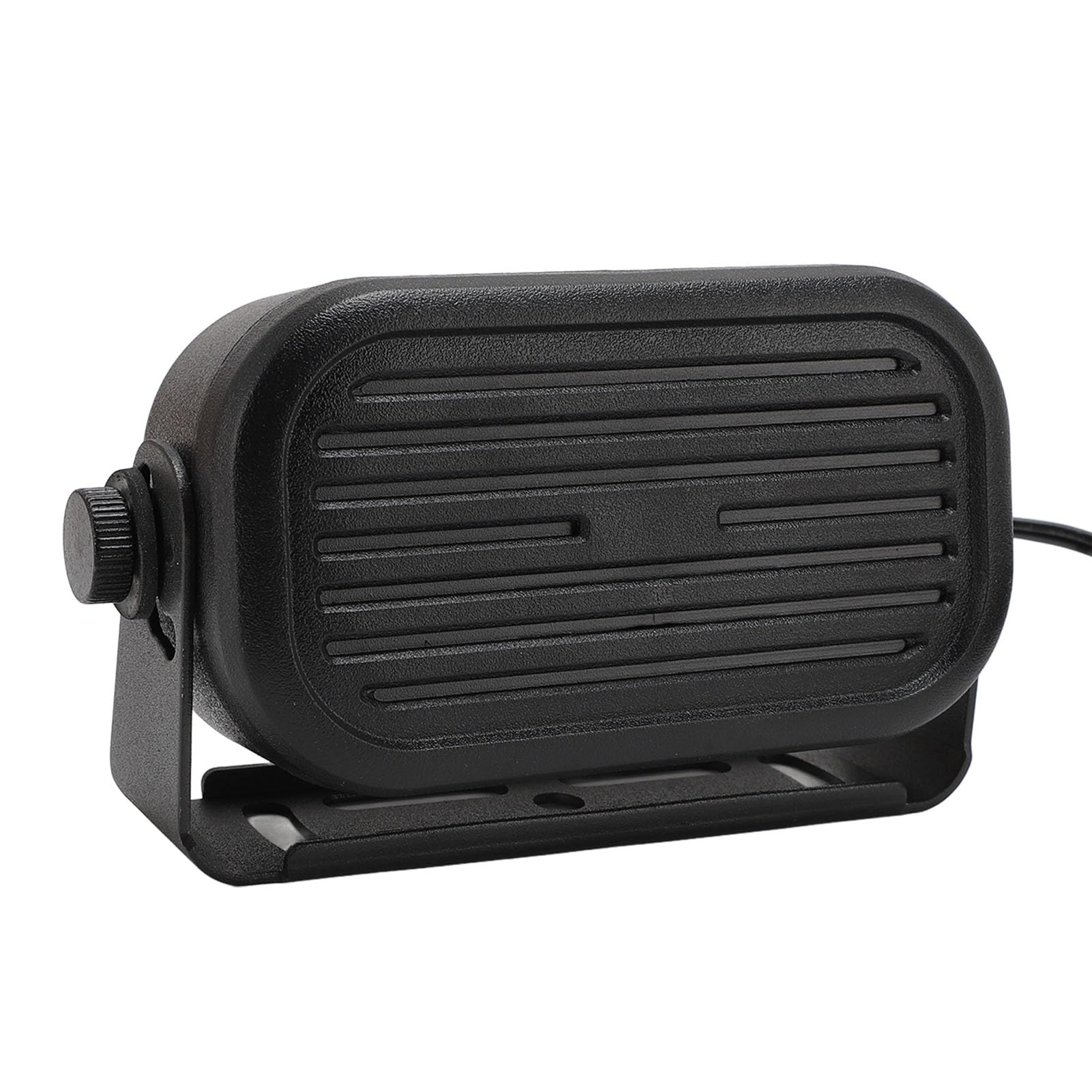 Pyhodi SP‑35L Altavoz Externo para Automóvil, Mini Altavoz de 3,5 Mm de Alto Volumen y 5 W con Cable de 14,76 Pies, para Escáneres de Radio Ham Radio CB, Compatible con IC‑2730