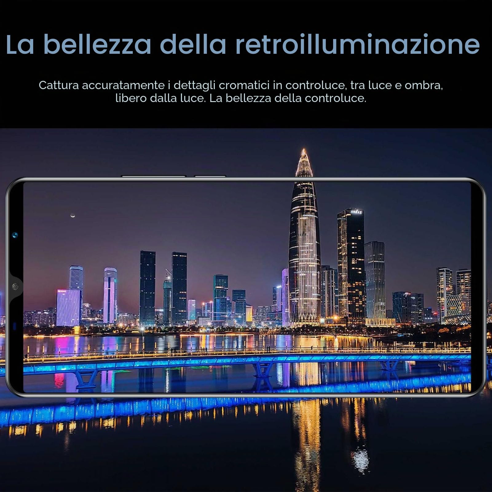 Cuifati Y53S 3G Smartphone sbloccato, 4 GB RAM 32 GB ROM 5.0 in schermo HD Dual SIM, per Android 12 ultra sottile sblocco del viso cellulare, Dual HD Cam, batteria 6800 mAh (oro)