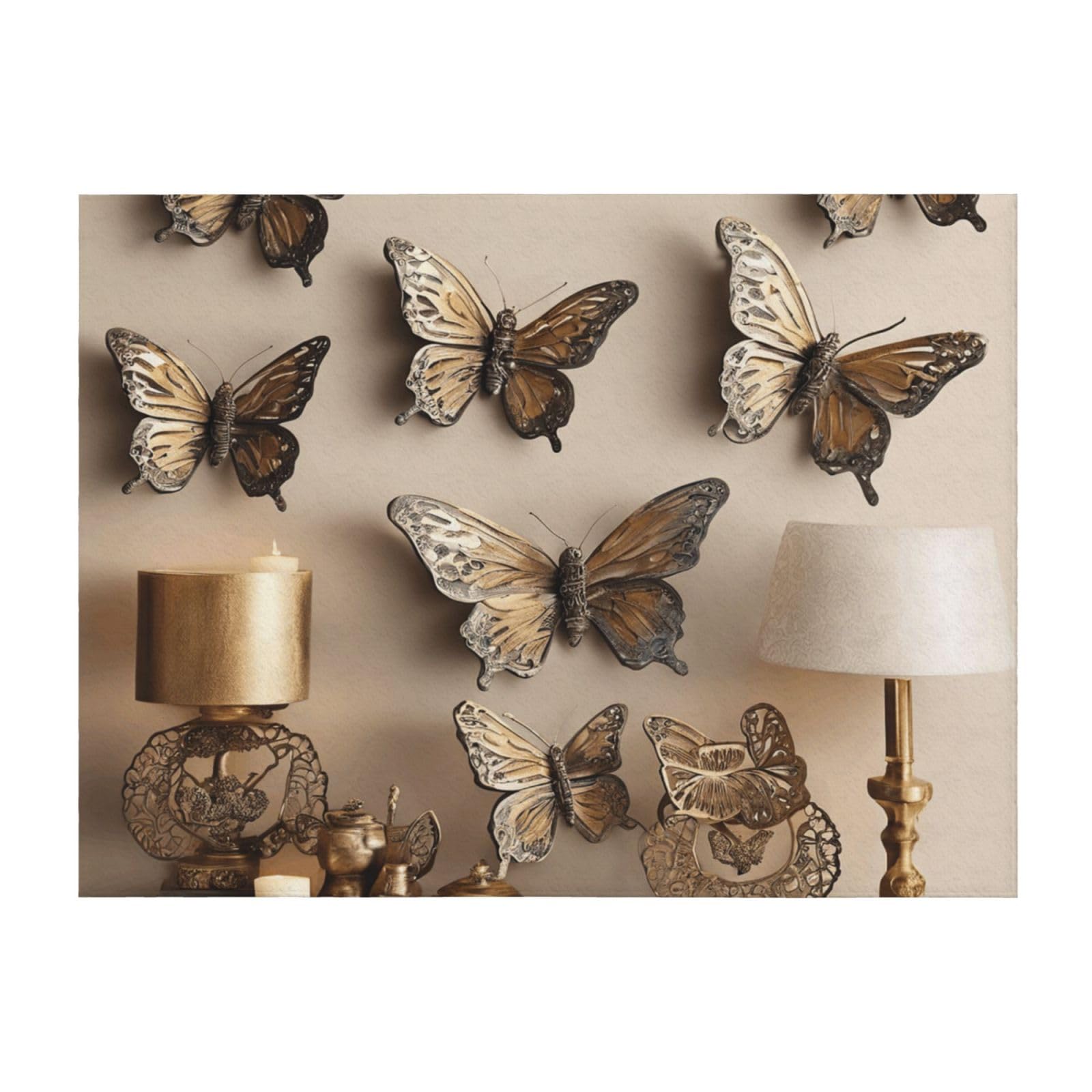 Couverture légère papillon idéale pour vos soirées sur le canapé