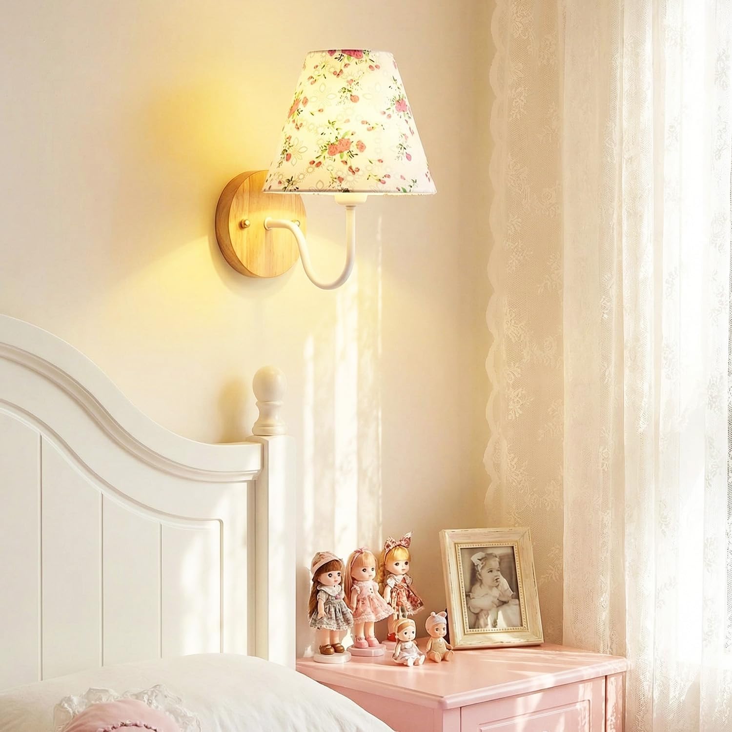 6 Pcs Chandelier Lamp Shades 3" Top x 6'' Bottom x 5'' Slant Small Clip on Lampshades for Candelabra Bulbs Decorative Pink Light Covers Set for Pendant Wall Lights Home Party Wedding Decor