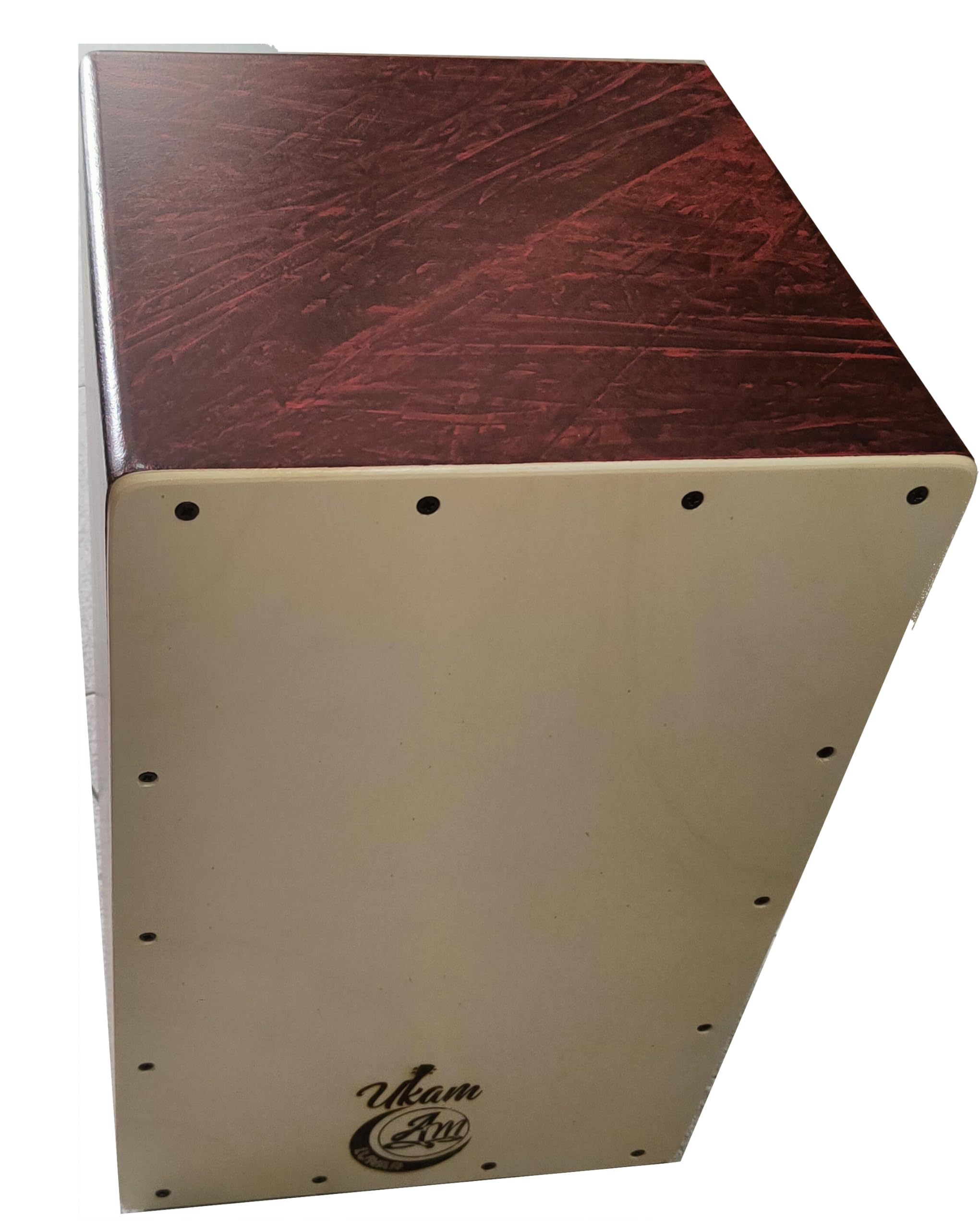 Cajon flamenco UKAM mod: UKAM00061 (Rojo)+Funda de cajón de regalo