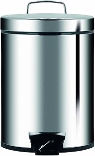 Brabantia Pedal Bin Classic Pattumiera a Pedale, 5 l, Inox Lucido