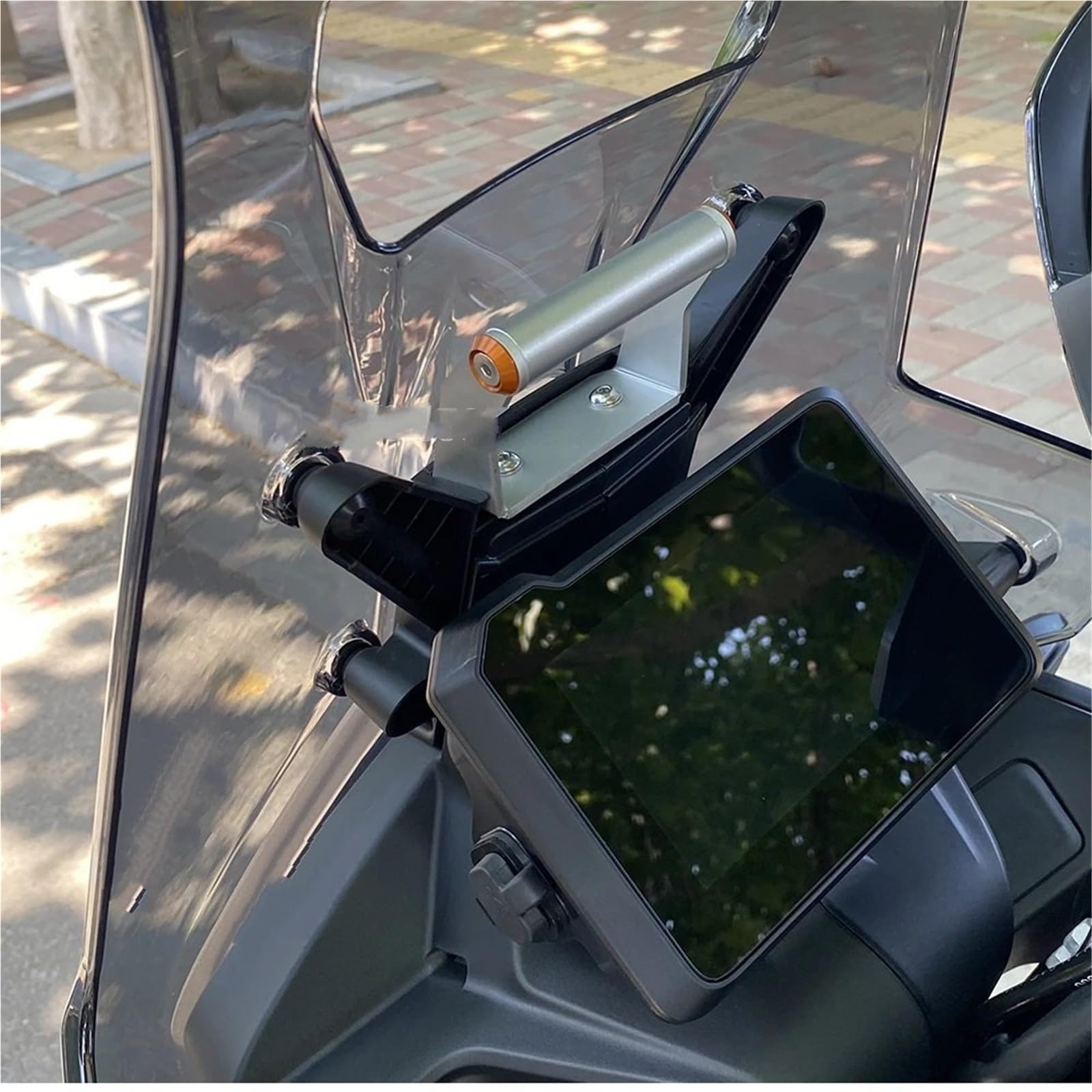 Motocyklowy uchwyt do nawigacji 2024 Pasuje do 790 890 ADV R Uchwyt do telefonu komórkowego, nawigacji GPS, uchwyt na kierownicę motocykla, stojak przedłużający Uchwyt na telefon(22MM 1set)