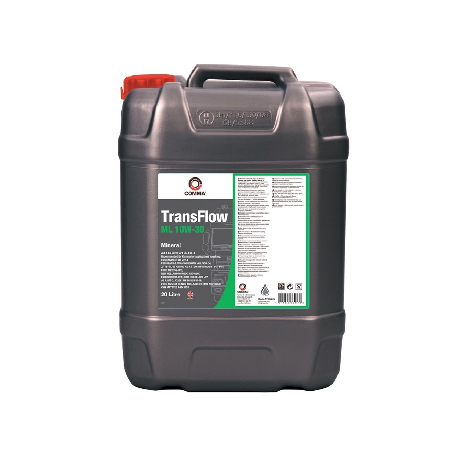 Comma TFML20L Transflow Ml 10W30, 20 Liter : Amazon.co.uk: Automotive